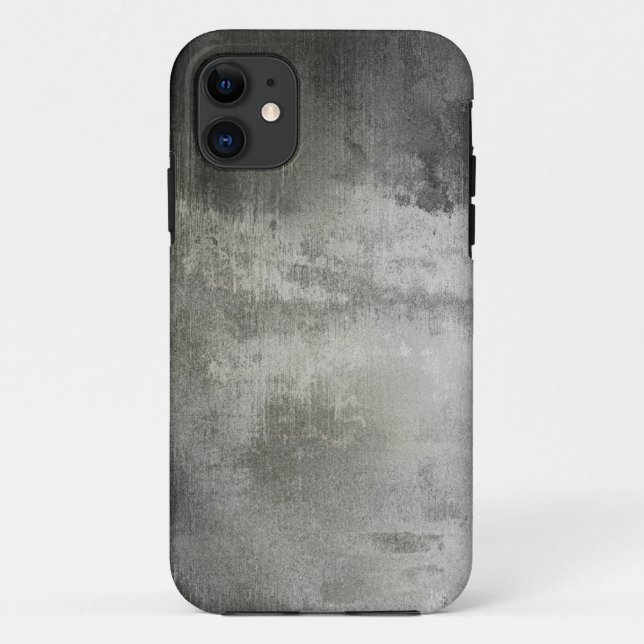 art abstract grunge black and white textured Case-Mate iPhone case (Back)