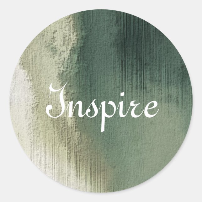 art abstract grunge dust textured background classic round sticker (Front)