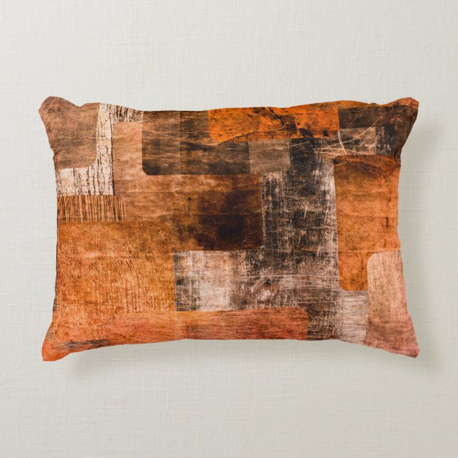 art abstract grunge squares backgroundbackground,p decorative cushion (Front)