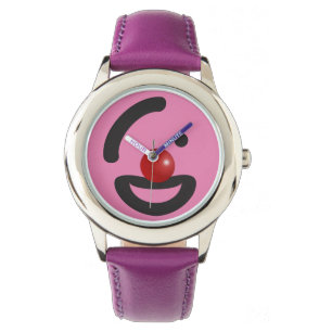 Art Abstract Kids Clown Watch
