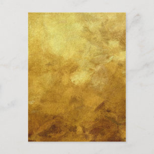 art abstract painted background in golden colour postcard