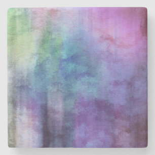 art abstract watercolor background on paper 2 stone coaster