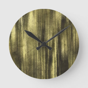 art abstract watercolor background on paper 6 round clock