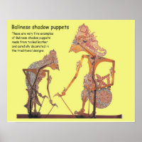 Art and design, Balinese Shadow puppets