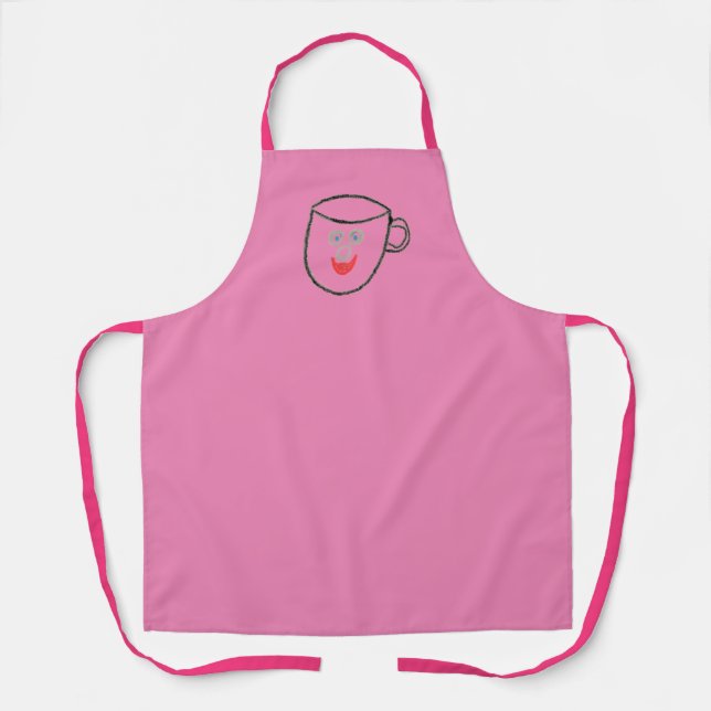 ART AND DESIGN STYLE COOKERY APRON  (Front)