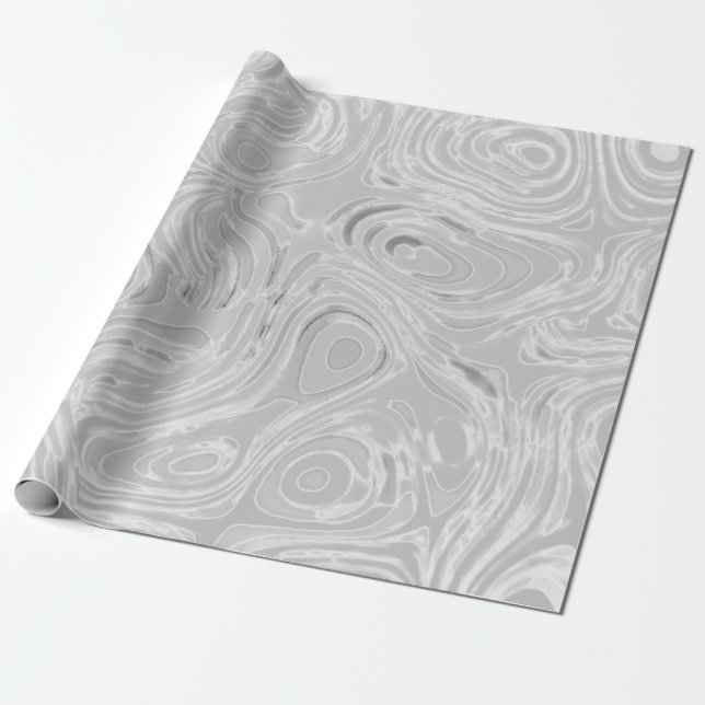 ART AND DESIGN STYLE GIFT WRAP PAPER  (Unrolled)