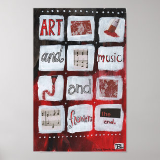 Art and Music Poster