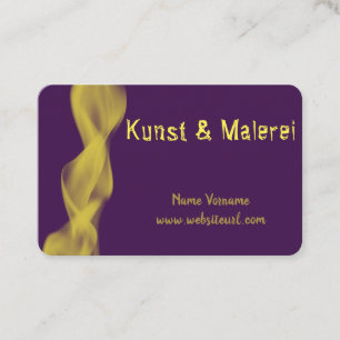 art and painting business card