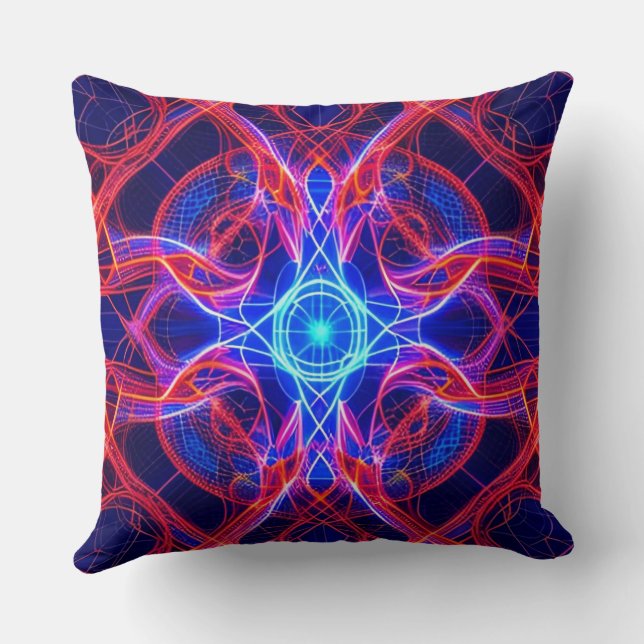  "Art and Science Fusion" Cushion (Back)