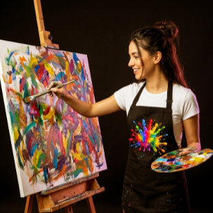 Art Artist Painter Colourful Painting  Apron