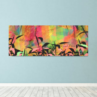 Art Attack Stretched Canvas Print