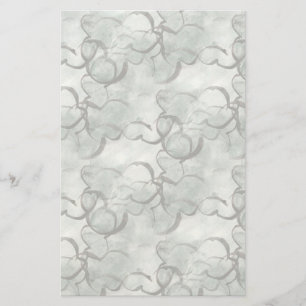 art avant-garde grey, black hand paint stationery