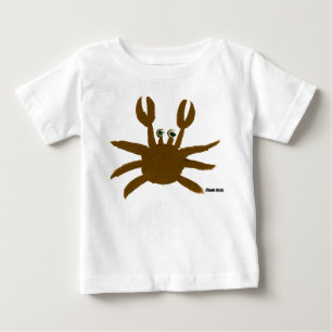Art Baby: Crazy Crab and Seagull Baby T-Shirt