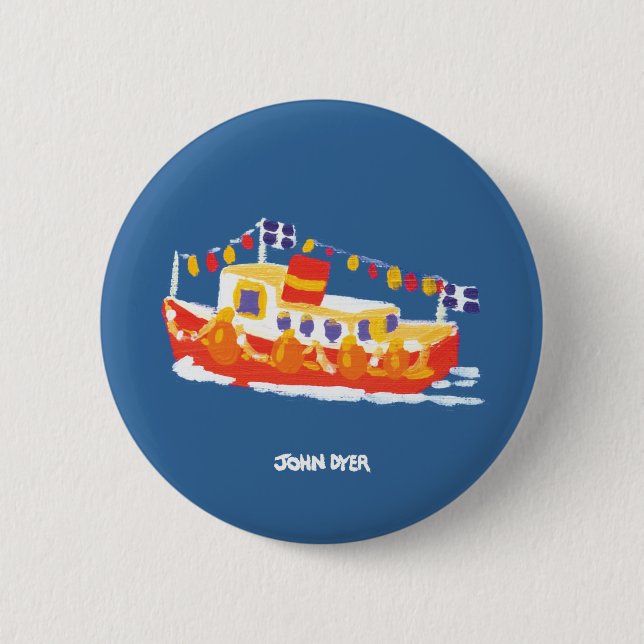 Art Badge Button: John Dyer Ferry (Front)