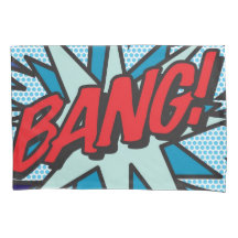 Art BANG POW Fun Retro Comic Book Pop Art