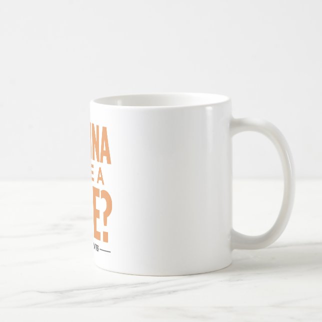 Art Bell's Dark Matter (Wanna Take A Ride?) Coffee Mug (Right)