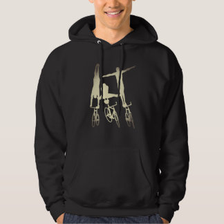 Art Bike Artistic Cycling Figures Hoodie