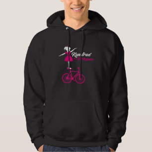 Art Bike  Princess  I Love Cycling Hoodie