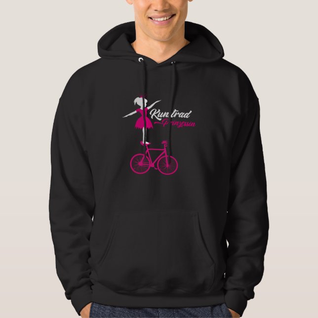Art Bike  Princess  I Love Cycling Hoodie (Front)