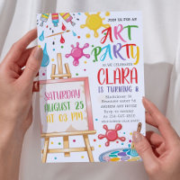 Art Birthday Party | Art Painting Artist