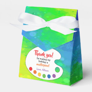 Art Birthday Party Favour Paint Party Favour Bo Box