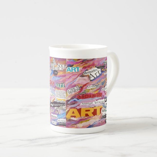 Art Bone China Mug (Front Right)