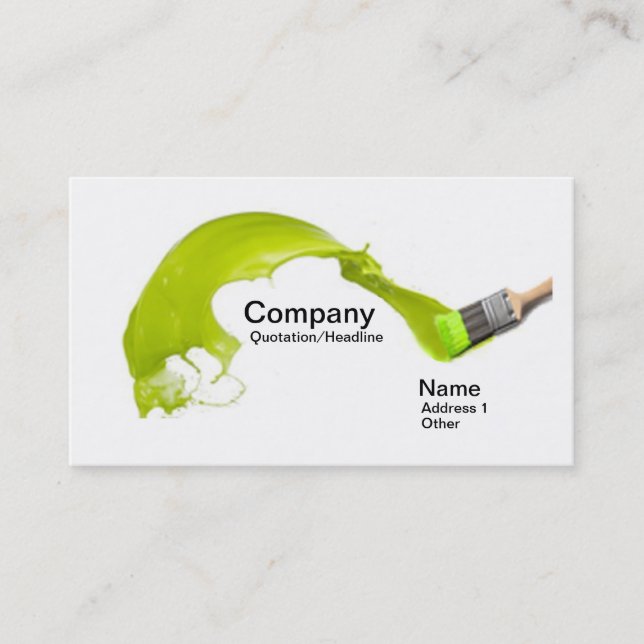 Art business card (Front)