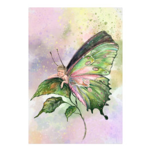 Art Butterfly Funny Poster