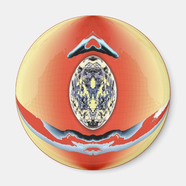 Art by Aliens - Medallion Magnet (Front)