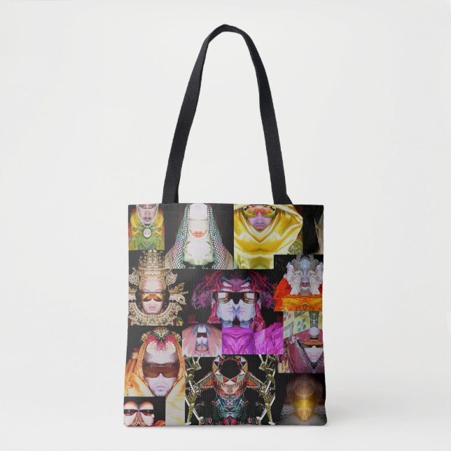 Art by Davey PHOTOBOOTHME Collage Tote (Front)