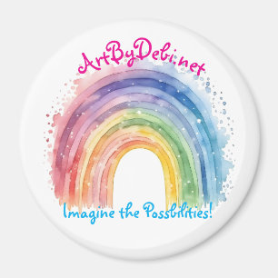 Art By Debi, Rainbow Magnet