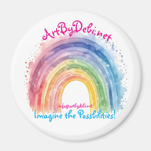 Art By Debi, Rainbow Magnet