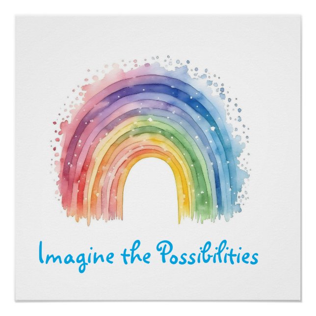 Art By Debi, Rainbow Poster (Front)