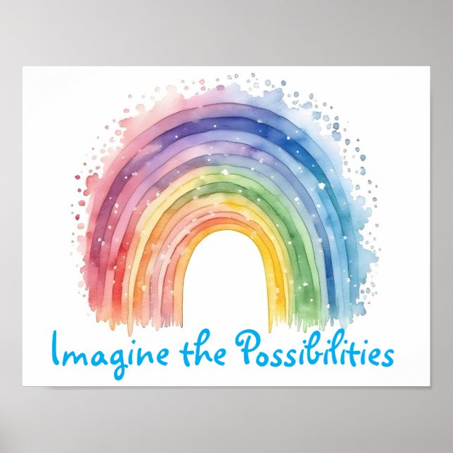 Art by Debi, Rainbow Poster (Front)
