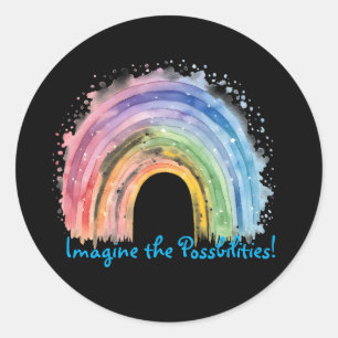 Art By Debi, Rainbow Sticker