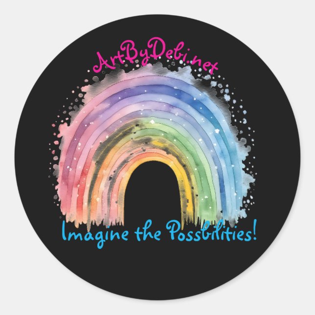 Art By Debi, Sticker (Front)