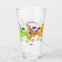 Art by Micheal Dragons Tumbler Glass