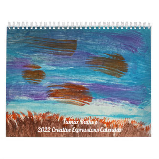 Art Calendar with many paintings by Tamar Raine,