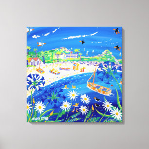 Art Canvas Print: Puffin Days Tresco, Scilly Isles Print