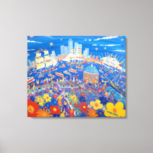 Art Canvas Print: Tall Ships at Greenwich London Print