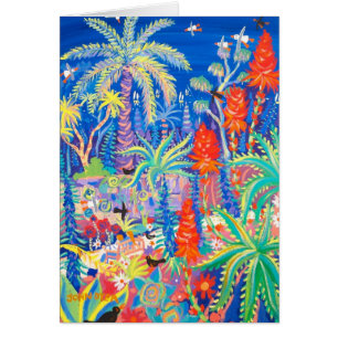 Art Card: Chatting Amongst the Birds and Flowers