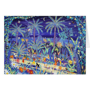Art Card: Glowing with Colour, Tresco Abbey Garden