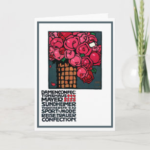 Art Card or Invitation: Roses - Ludwig Hohlwein