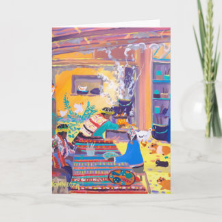 Art Card: Peruvian Potato Eaters, Peru. Card