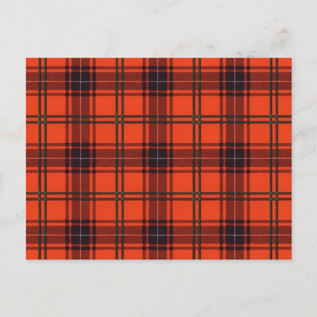 Art card - Postcard  - Scottish tartan - Wemyss (Front)