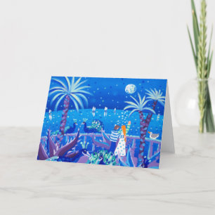 Art Card: Saphire Peacock Love, Côte d'Azur Card