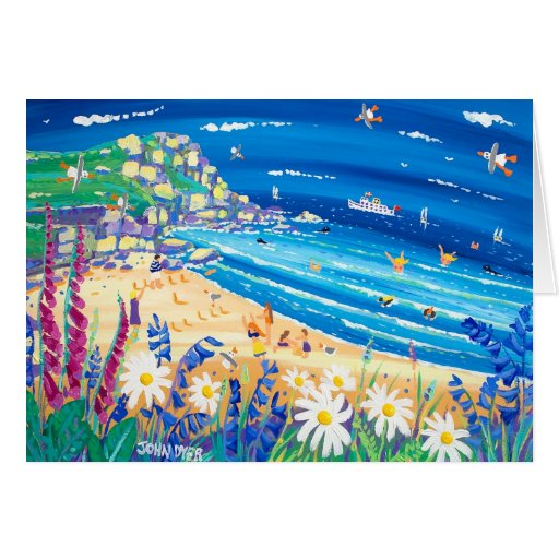 Image of Art Card: Secret Seaside Treats. Porthchapel Beach