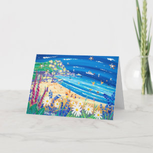 Art Card: Secret Seaside Treats. Porthchapel Beach Card