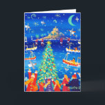 Art Card: Singing around the Tree, Mounts Bay Holiday Card<br><div class="desc">Artist John Dyer is one of the UK's best known and collected contemporary painters. His work is collected by the public, celebrities, public organisations and galleries. Born in 1968 his work explores the song of life and the essence of a subject. John lives and works from his studio in Falmouth,...</div>