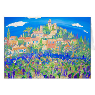 Art Card: The Grape Harvest, Rasteau, Provence